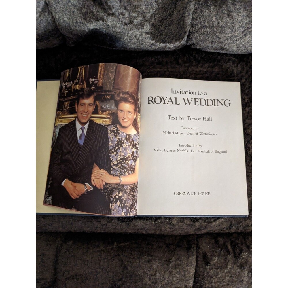Invitation to a Royal Wedding Marriage of Prince Andrew Sarah Ferguson 1986